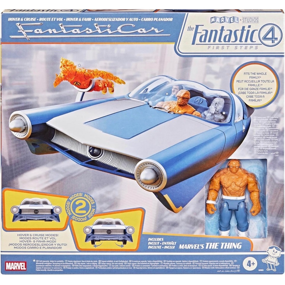 Marvel Studios Fantastic 4 First‎ Steps Fantastic-Car & The Thing Figure G0983